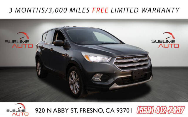 2017 Ford Escape for sale at SUBLIME AUTO in Fresno, CA