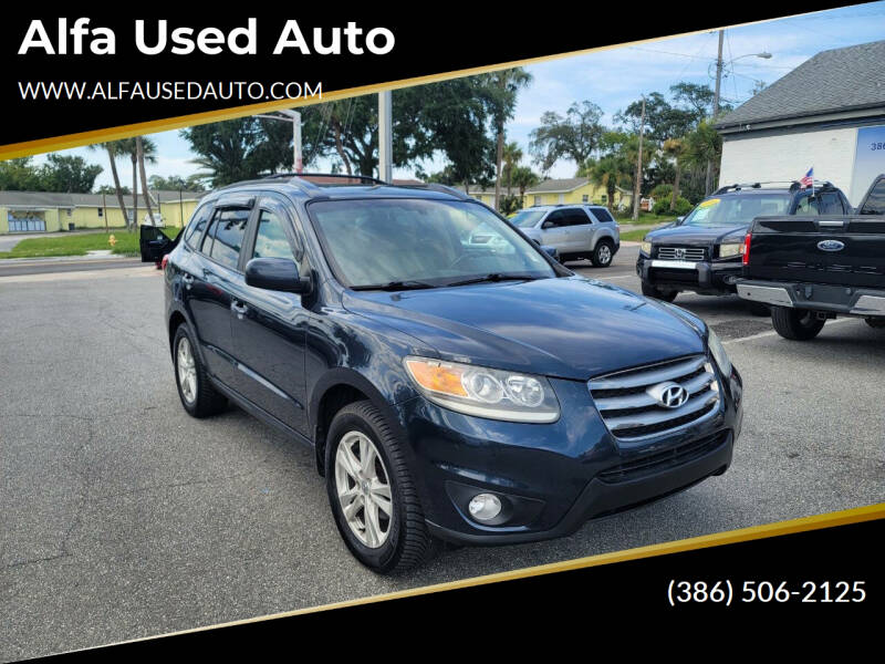 2012 Hyundai Santa Fe for sale at Alfa Used Auto in Holly Hill FL