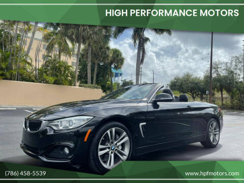 2015 BMW 4 Series for sale at HIGH PERFORMANCE MOTORS in Hollywood FL