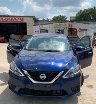 2019 Nissan Sentra for sale at TEXAS MOTOR CARS in Houston TX