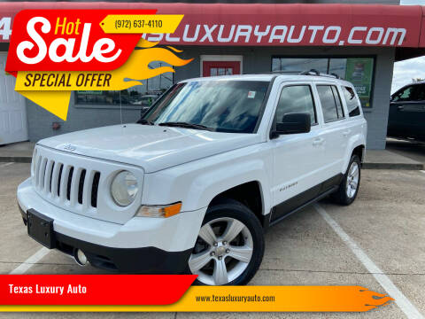 2011 Jeep Patriot for sale at Texas Luxury Auto in Cedar Hill TX