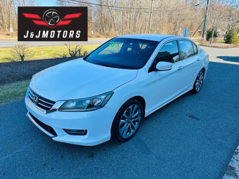 2013 Honda Accord for sale at J & J MOTORS in New Milford CT