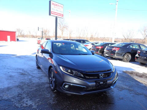 2019 Honda Civic for sale at Marty's Auto Sales in Savage MN