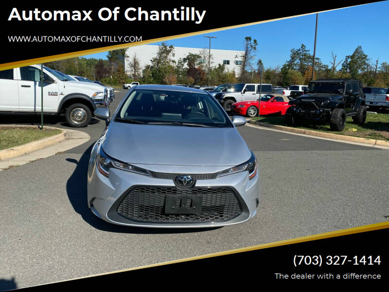 2020 Toyota Corolla for sale at Automax of Chantilly in Chantilly VA