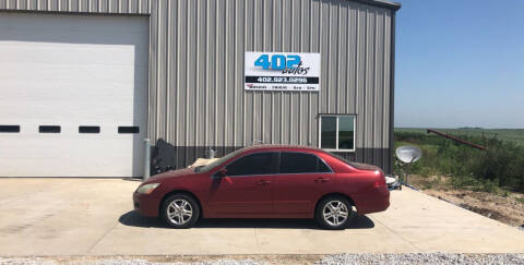 2007 Honda Accord for sale at 402 Autos in Lindsay NE
