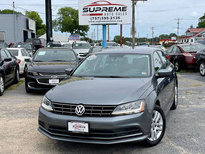2018 Volkswagen Jetta for sale at Supreme Auto Sales in Chesapeake VA