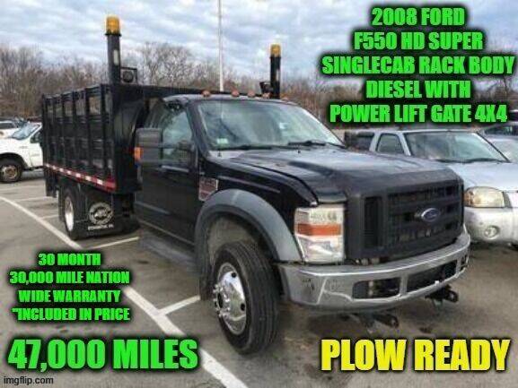 2008 Ford F-550 Super Duty for sale at D&D Auto Sales, LLC in Rowley MA