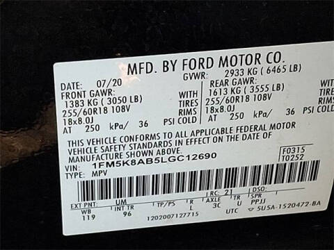 2020 Ford Explorer Police Interceptor Utility