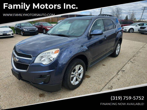 2013 Chevrolet Equinox for sale at Family Motors Inc. in West Burlington IA