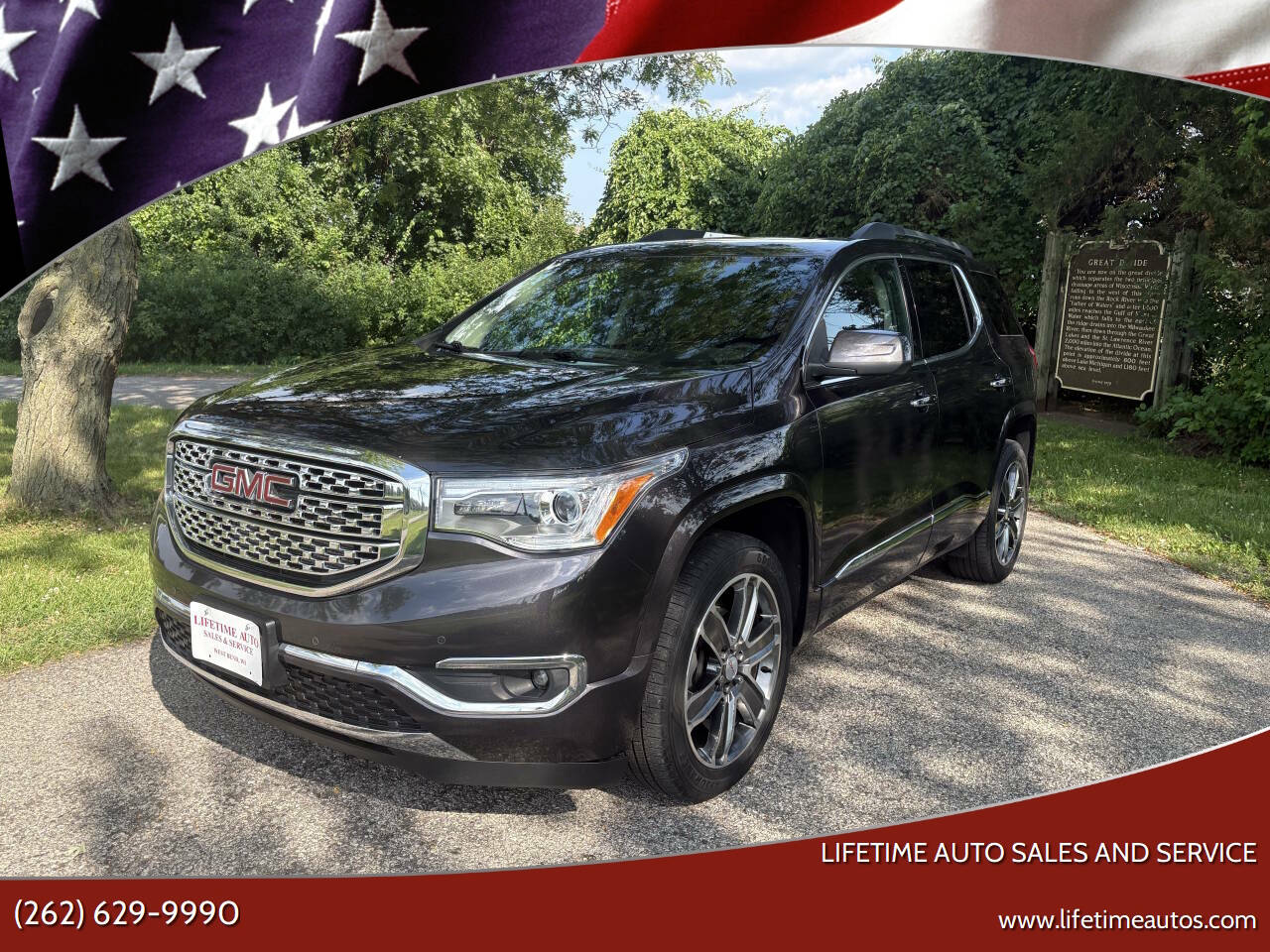 Gray 2017 GMC Acadia SUV / Crossover Four-Wheel Drive 6-Speed Automatic