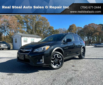 2016 Subaru Crosstrek for sale at Real Steal Auto Sales & Repair Inc in Gastonia NC