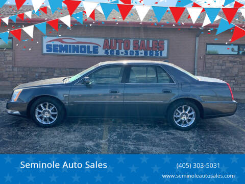 2010 Cadillac DTS for sale at Seminole Auto Sales in Seminole OK