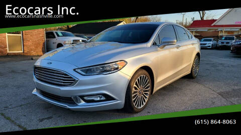 2018 Ford Fusion for sale at Ecocars Inc. in Nashville TN