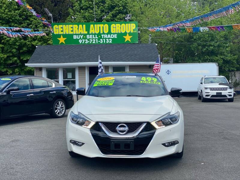 2016 Nissan Maxima for sale at General Auto Group in Irvington NJ