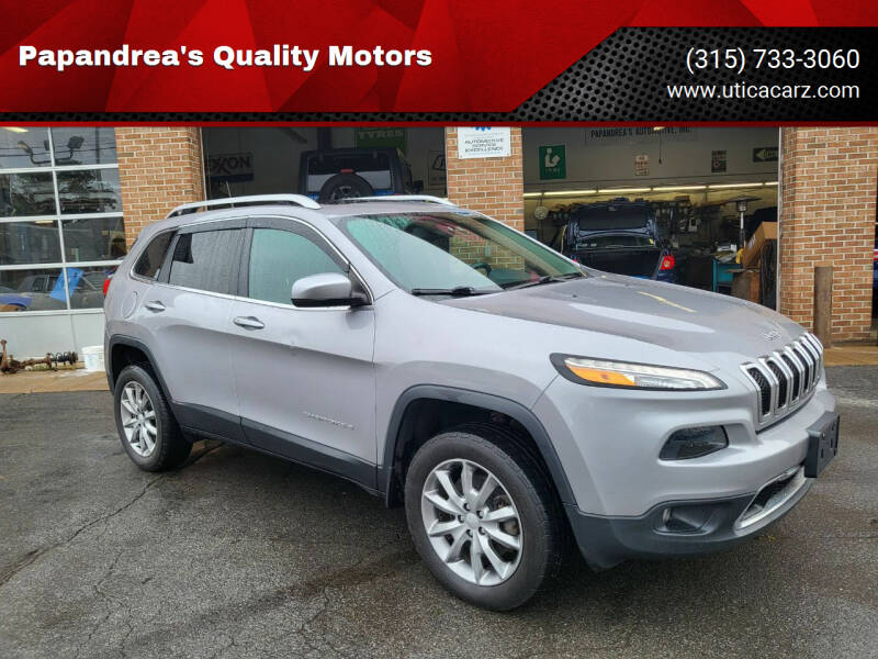 2018 Jeep Cherokee for sale at Papandrea's Quality Motors in Utica NY