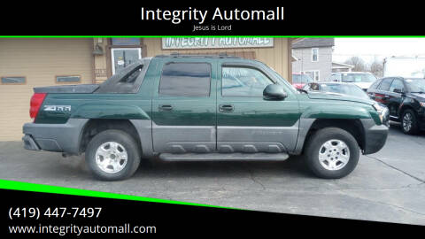 2003 Chevrolet Avalanche for sale at Integrity Automall in Tiffin OH