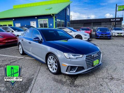 2019 Audi A4 for sale at Sunset Auto Wholesale in Tacoma WA