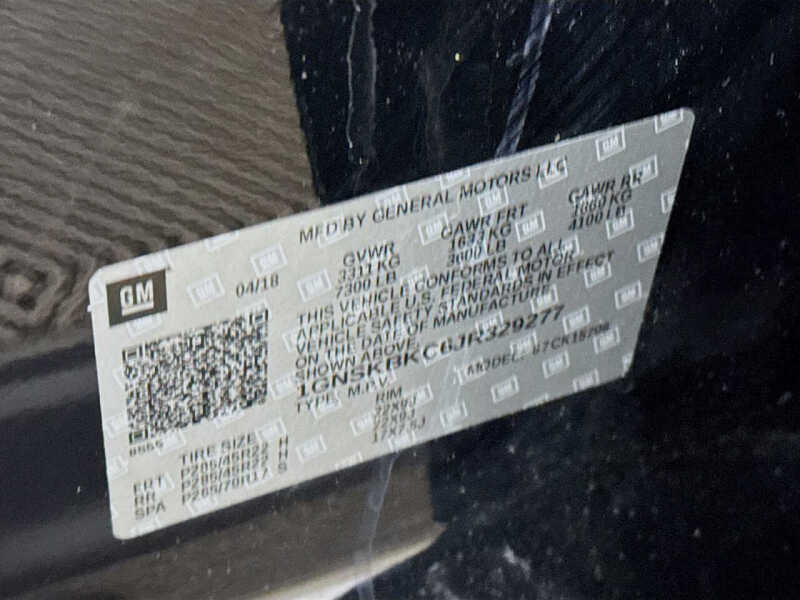 2018 Chevrolet Tahoe LT