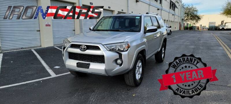 2019 Toyota 4Runner for sale at IRON CARS in Hollywood FL