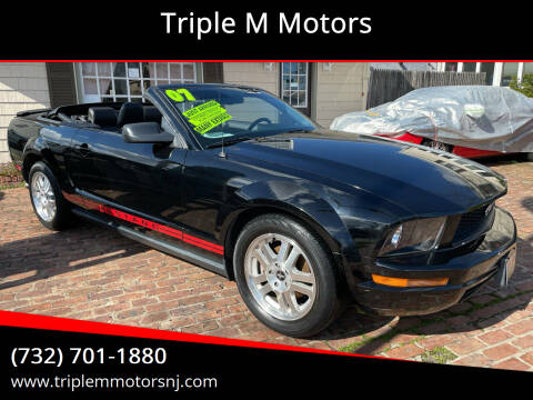 2007 Ford Mustang for sale at Triple M Motors in Point Pleasant NJ