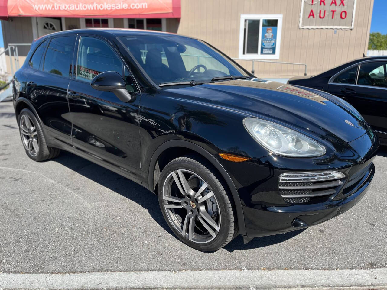 Black 2012 Porsche Cayenne S AWD S 4dr SUV 1