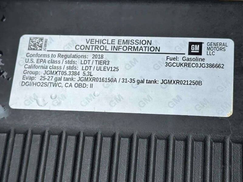 2018 Chevrolet Silverado 1500 LT