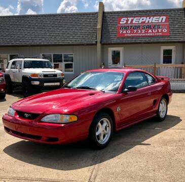 1995 Ford Mustang for sale at Stephen Motor Sales LLC in Caldwell OH