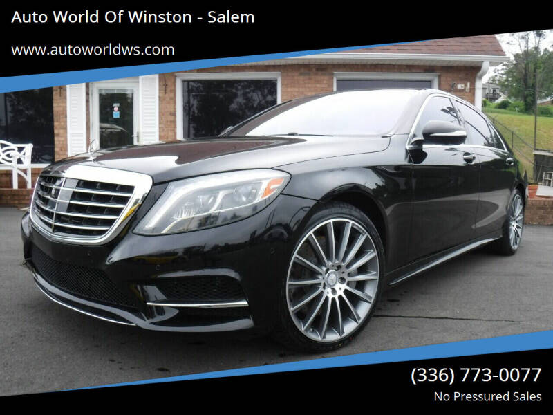 2015 Mercedes-Benz S-Class for sale at Auto World Of Winston - Salem in Winston Salem NC