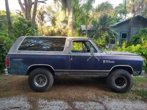 1984 Dodge Ramcharger for sale at Classic Car Deals in Cadillac MI