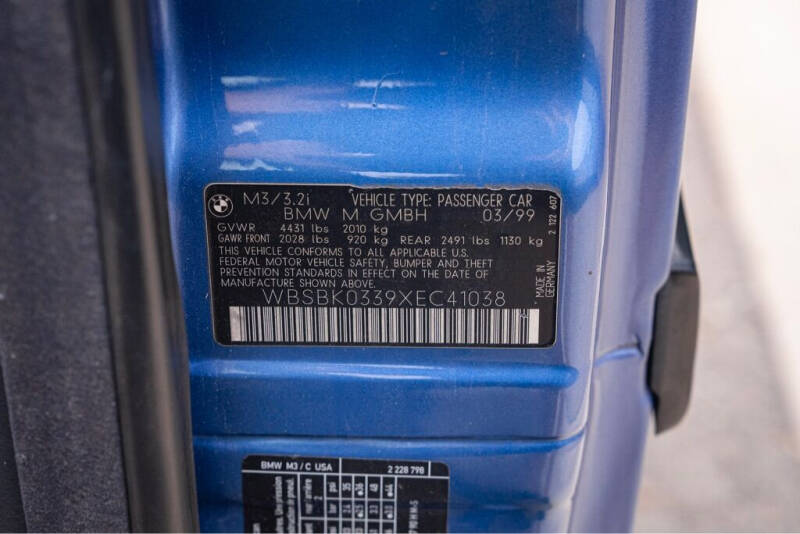 1999 BMW M3