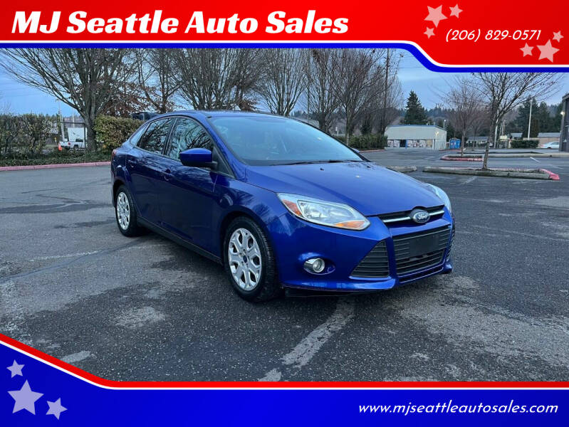2012 Ford Focus for sale at MJ Seattle Auto Sales in Kent WA