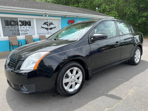 2009 Nissan Sentra for sale at ICON AUTO SALES in Chesapeake VA