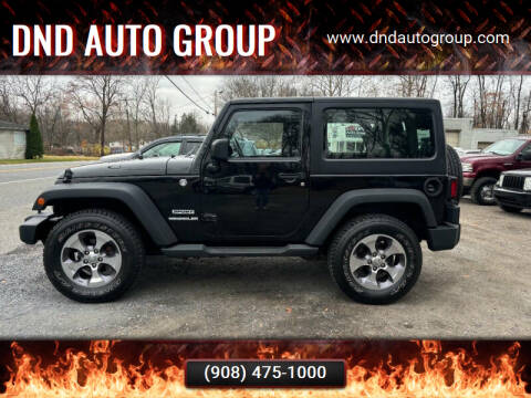 2012 Jeep Wrangler for sale at DND AUTO GROUP in Belvidere NJ