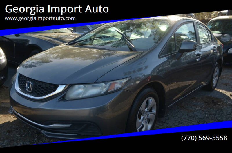 2013 Honda Civic for sale at Georgia Import Auto in Alpharetta GA