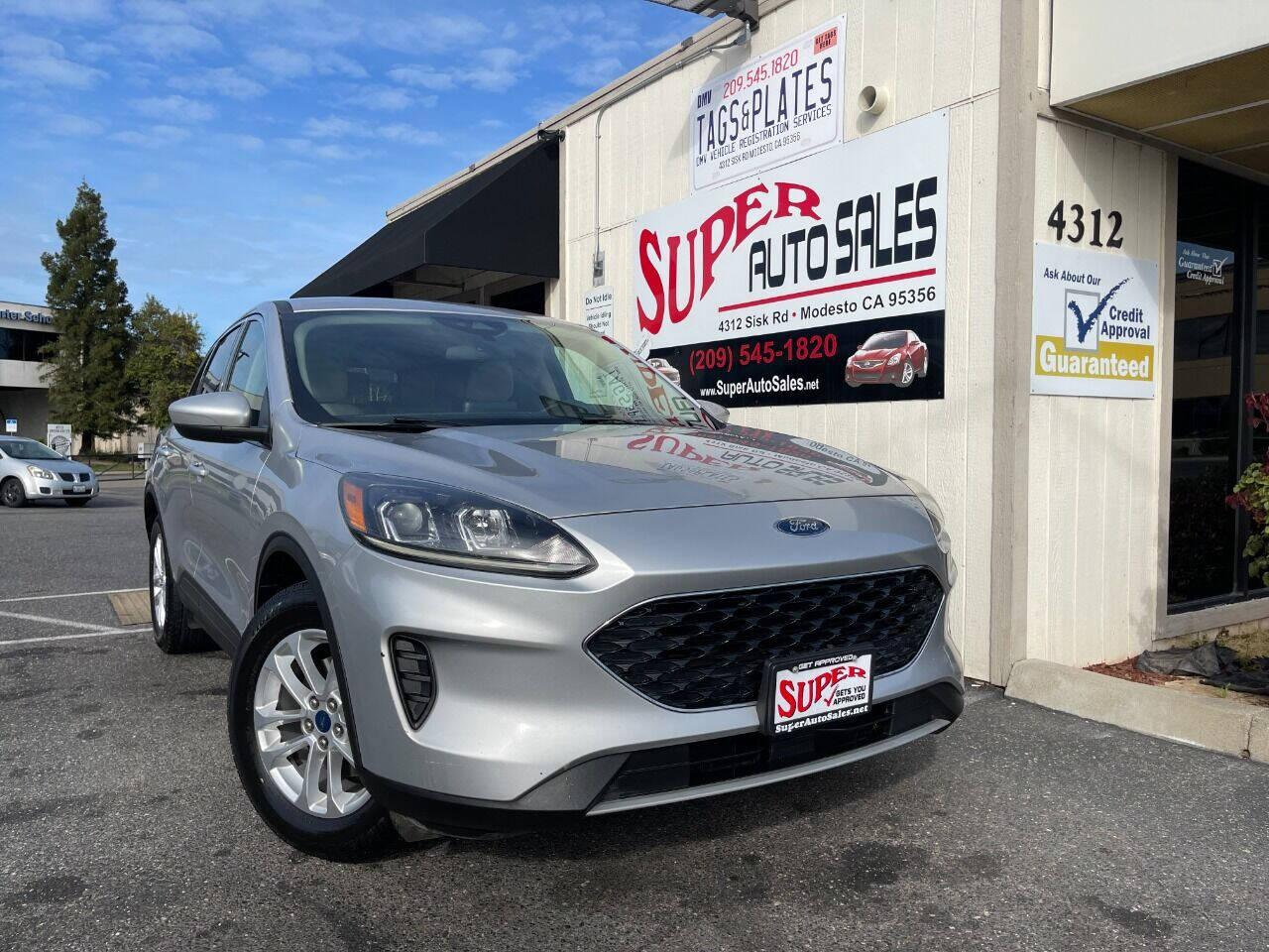 2020 Ford Escape for sale at Super Auto Sales Modesto in Modesto, CA