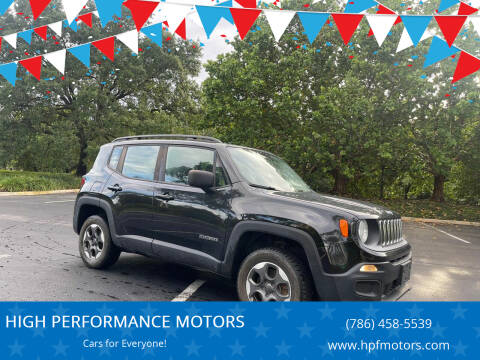 2016 Jeep Renegade for sale at HIGH PERFORMANCE MOTORS in Hollywood FL