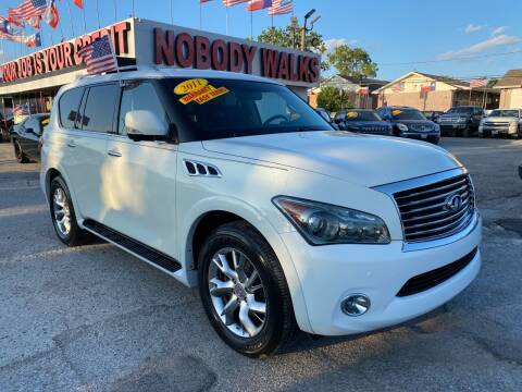 2011 Infiniti QX56 for sale at Giant Auto Mart in Houston TX