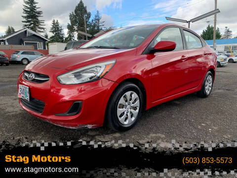2016 Hyundai Accent for sale at Stag Motors in Portland OR