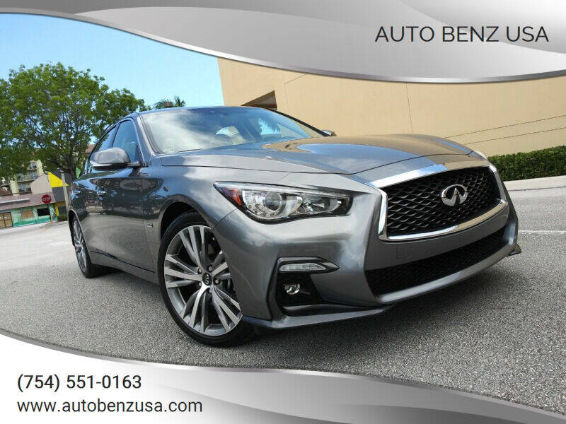 2018 Infiniti Q50 for sale at AUTO BENZ USA in Fort Lauderdale FL