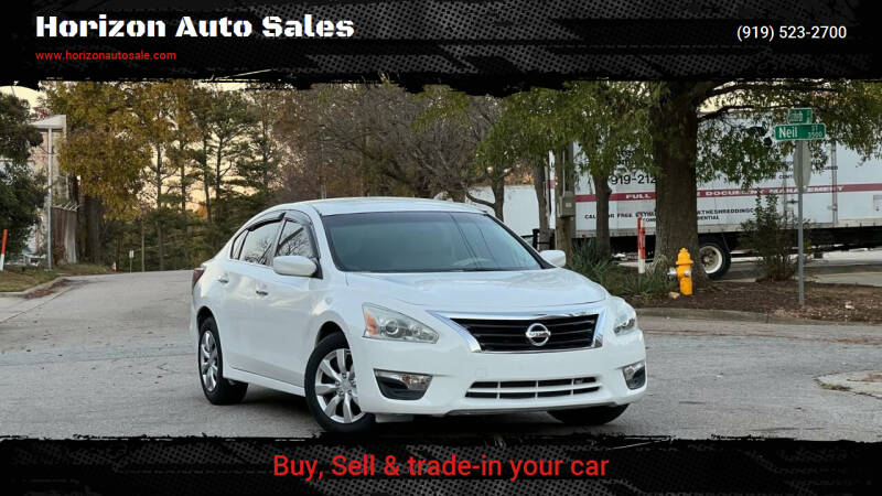 2014 Nissan Altima for sale at Horizon Auto Sales in Raleigh NC