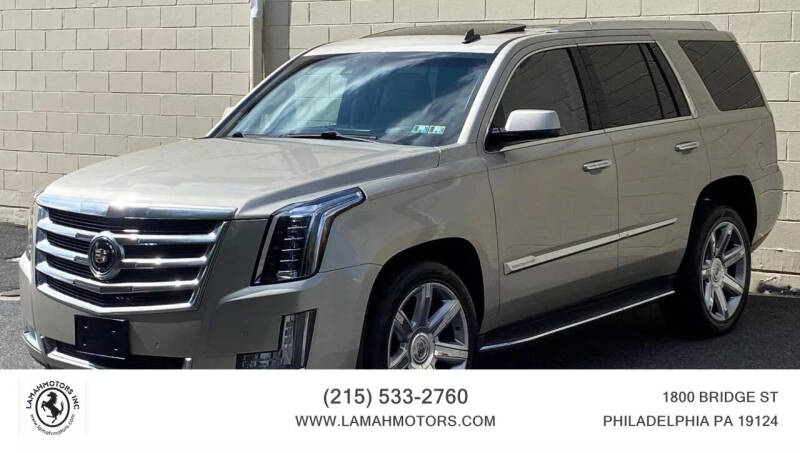 2015 Cadillac Escalade for sale at LAMAH MOTORS INC in Philadelphia PA