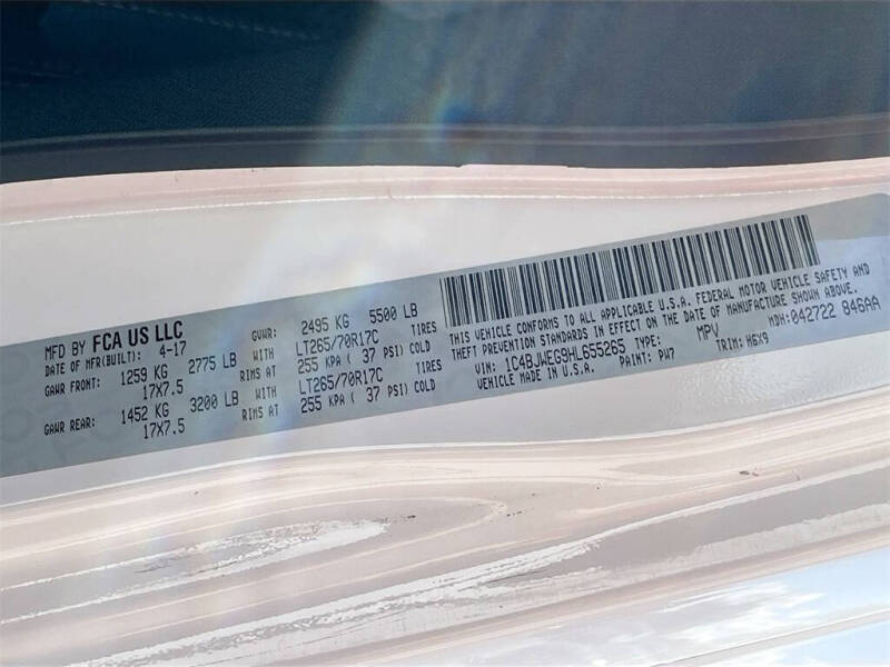 2017 Jeep Wrangler Unlimited