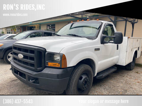 2007 Ford F-350 Super Duty for sale at RON'S RIDES,INC in Bunnell FL