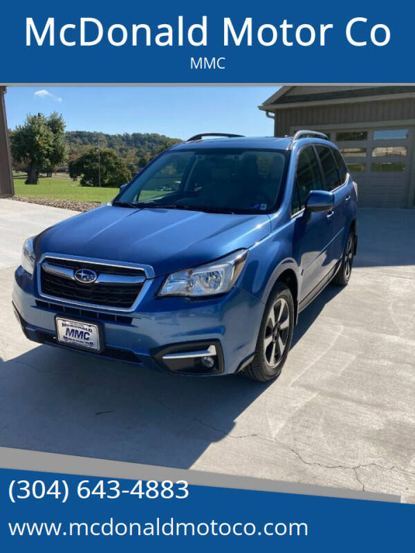 2018 Subaru Forester for sale at McDonald Motor Co in Harrisville WV