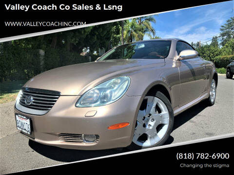 2003 Lexus SC 430 for sale at Valley Coach Co Sales & Lsng in Van Nuys CA