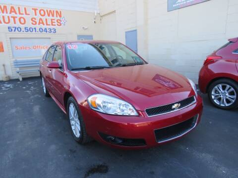 2012 Chevrolet Impala for sale at Small Town Auto Sales in Hazleton PA