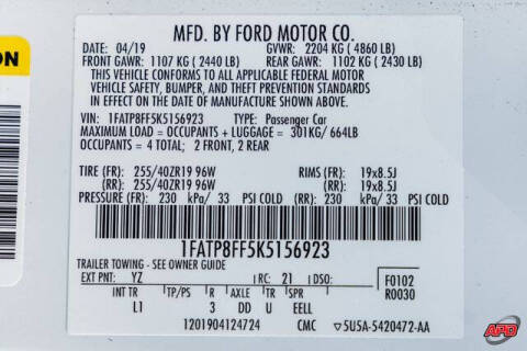 2019 Ford Mustang GT Premium