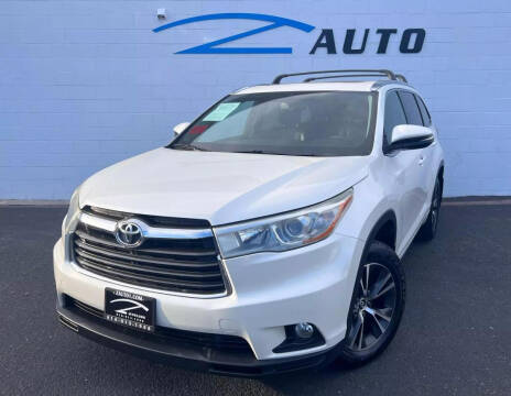 2016 Toyota Highlander for sale at Z Auto in Sacramento CA