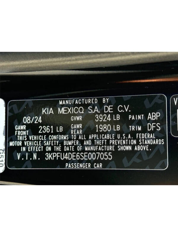 2025 Kia K4 EX