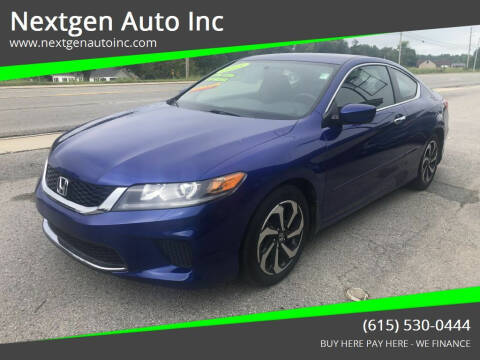 2015 Honda Accord for sale at Nextgen Auto Inc in Smithville TN